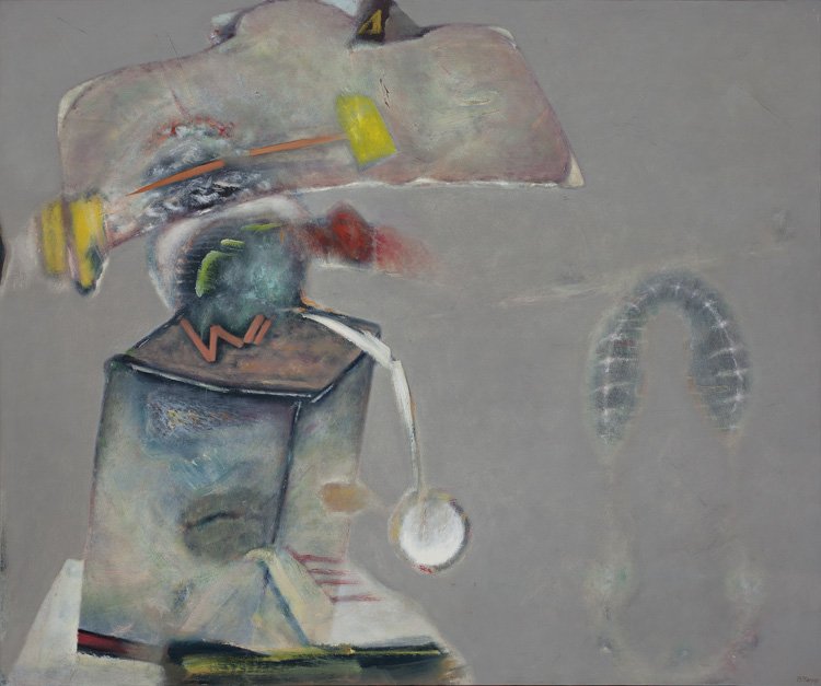 Gabinete de curiosidades &bull; Mixta sobre tela &bull; 97 x 116 &bull; 2010