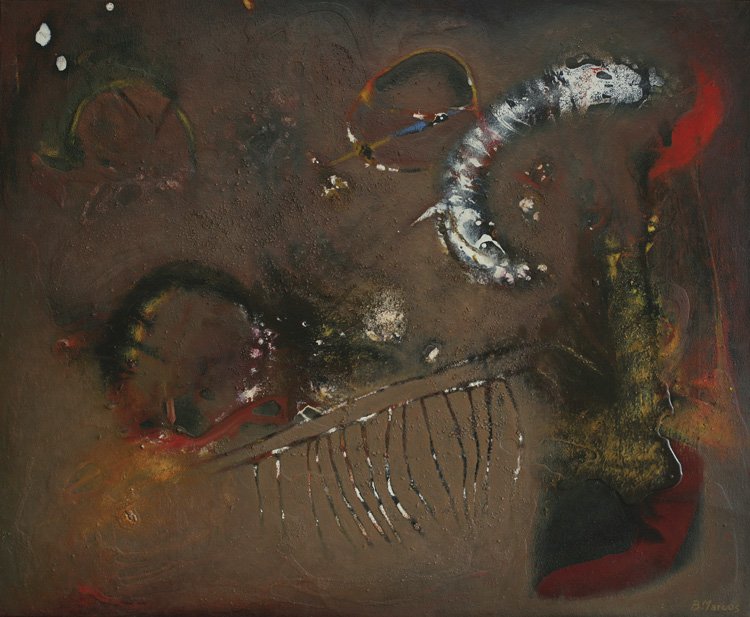 Todas esas cosas ocurrieron &bull; Mixta sobre tela &bull; 60 x 73 &bull; 1999