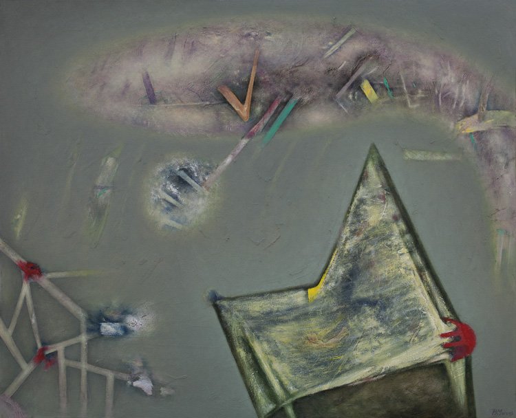 Fuera de plano &bull; Mixta sobre tela &bull; 81 x 100 &bull; 2012